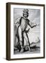 Actor Bellemore in Role of Matamoro in Illusion Comique, 1635, Play by Pierre Corneille-null-Framed Giclee Print