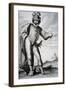 Actor Bellemore in Role of Matamoro in Illusion Comique, 1635, Play by Pierre Corneille-null-Framed Giclee Print