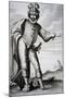 Actor Bellemore in Role of Matamoro in Illusion Comique, 1635, Play by Pierre Corneille-null-Mounted Giclee Print