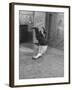 Actor Buster Keaton in a Scene from a TV Program-Loomis Dean-Framed Premium Photographic Print