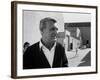 Actor Cary Grant on Lot at Universal Studio-John Dominis-Framed Premium Photographic Print