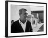 Actor Cary Grant on Lot at Universal Studio-John Dominis-Framed Premium Photographic Print