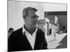 Actor Cary Grant on Lot at Universal Studio-John Dominis-Mounted Premium Photographic Print