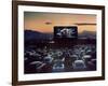 Actor Charlton Heston as Moses in "The Ten Commandments," Shown at Drive-in Theater-J^ R^ Eyerman-Framed Photographic Print