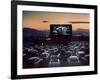 Actor Charlton Heston as Moses in "The Ten Commandments," Shown at Drive-in Theater-J^ R^ Eyerman-Framed Photographic Print