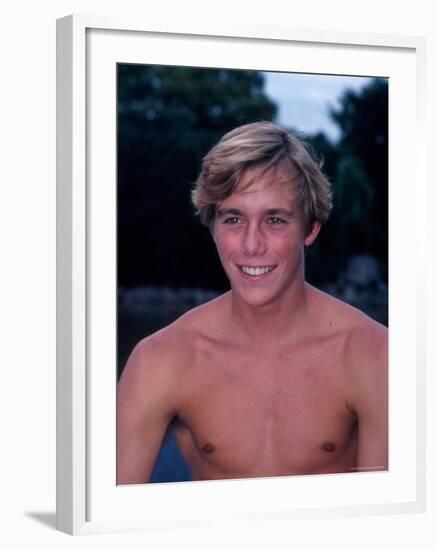 Actor Christopher Atkins-David Mcgough-Framed Premium Photographic Print