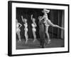 Actor Clowning around with Dancing Girls During the Nightlife in Las Vegas-Loomis Dean-Framed Premium Photographic Print