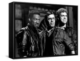 Actor/Comedians Eddie Murphy, Jerry Lewis and Joe Piscopo Appearing on "Saturday Night Live"-David Mcgough-Framed Stretched Canvas
