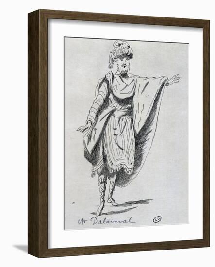 Actor Dalainval in Role of Nawab in Athalie-Jean Racine-Framed Premium Giclee Print