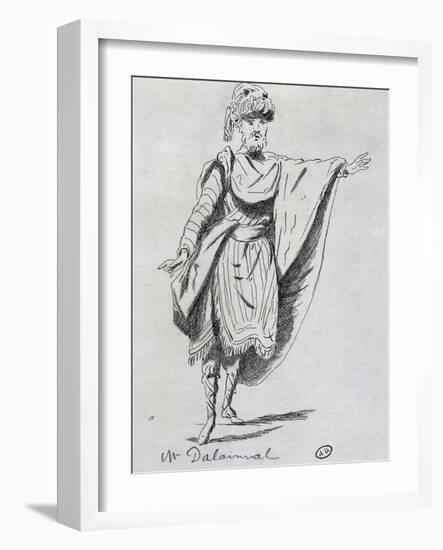 Actor Dalainval in Role of Nawab in Athalie-Jean Racine-Framed Premium Giclee Print