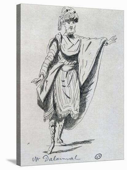 Actor Dalainval in Role of Nawab in Athalie-Jean Racine-Stretched Canvas