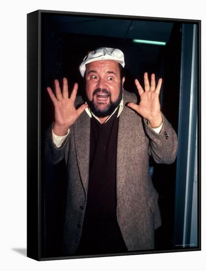 Actor Dom DeLuise-David Mcgough-Framed Stretched Canvas