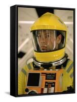 Actor Gary Lockwood in Space Suit in Scene from Motion Picture "2001: A Space Odyssey"-Dmitri Kessel-Framed Stretched Canvas