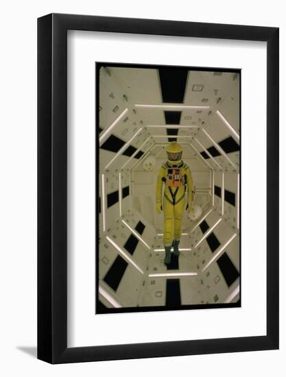 Actor Gary Lockwood in Space Suit in Scene from Motion Picture "2001: A Space Odyssey"-Dmitri Kessel-Framed Photographic Print