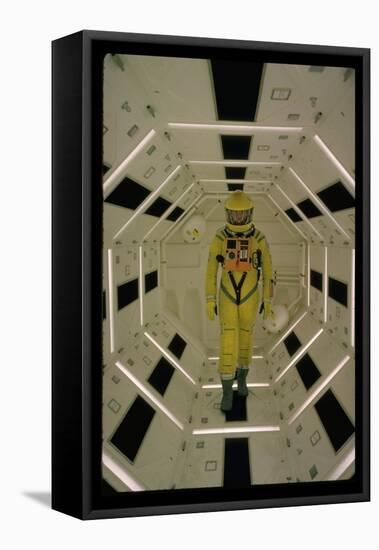 Actor Gary Lockwood in Space Suit in Scene from Motion Picture "2001: A Space Odyssey"-Dmitri Kessel-Framed Stretched Canvas