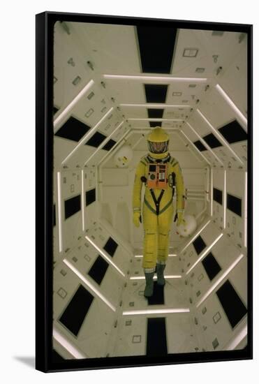 Actor Gary Lockwood in Space Suit in Scene from Motion Picture "2001: A Space Odyssey"-Dmitri Kessel-Framed Stretched Canvas