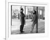 Actor Gene Hackman and film director Francis Ford Coppola on the set of the film The Conversation,-null-Framed Photo