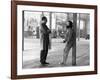 Actor Gene Hackman and film director Francis Ford Coppola on the set of the film The Conversation,-null-Framed Photo