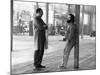 Actor Gene Hackman and film director Francis Ford Coppola on the set of the film The Conversation,-null-Mounted Photo