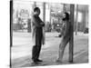 Actor Gene Hackman and film director Francis Ford Coppola on the set of the film The Conversation,-null-Stretched Canvas