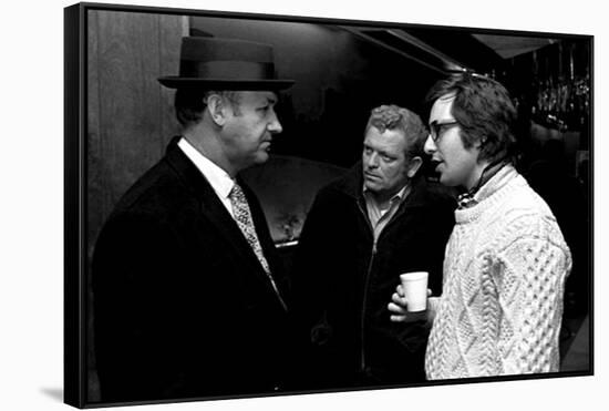 Actor Gene Hackman (l) and film director William Friedkin (r) on the set of the film The French Con-null-Framed Stretched Canvas