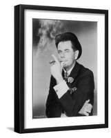 Actor Glenn Ford on the movie set of "Pocketful of Miracles" (Milliardaire d'un Jour), directed by -null-Framed Photo