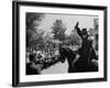 Actor Guy Williams Playing Zorro at Disneyland-Allan Grant-Framed Premium Photographic Print