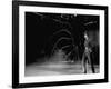 Actor Guy Williams Practicing Using a Whip for His Role as Zorro-Allan Grant-Framed Premium Photographic Print