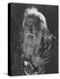 Actor Hugh Griffith as King Lear-null-Stretched Canvas