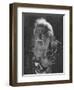 Actor Hugh Griffith as King Lear-null-Framed Art Print