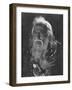 Actor Hugh Griffith as King Lear-null-Framed Art Print