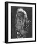 Actor Hugh Griffith as King Lear-null-Framed Art Print