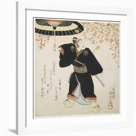 Actor Ichikawa Danjuro VII as Sukeroku, Early 19th-Mid 19th Century-Utagawa Kunisada-Framed Giclee Print