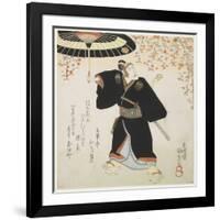 Actor Ichikawa Danjuro VII as Sukeroku, Early 19th-Mid 19th Century-Utagawa Kunisada-Framed Giclee Print