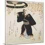 Actor Ichikawa Danjuro VII as Sukeroku, Early 19th-Mid 19th Century-Utagawa Kunisada-Mounted Giclee Print