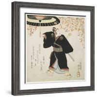 Actor Ichikawa Danjuro VII as Sukeroku, Early 19th-Mid 19th Century-Utagawa Kunisada-Framed Giclee Print