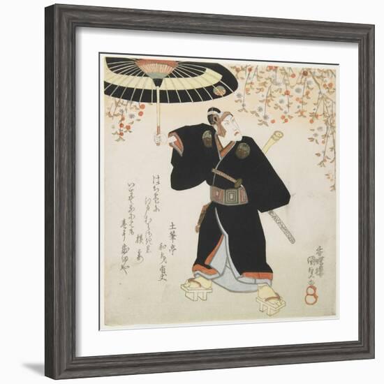 Actor Ichikawa Danjuro VII as Sukeroku, Early 19th-Mid 19th Century-Utagawa Kunisada-Framed Giclee Print