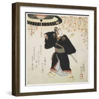 Actor Ichikawa Danjuro VII as Sukeroku, Early 19th-Mid 19th Century-Utagawa Kunisada-Framed Giclee Print