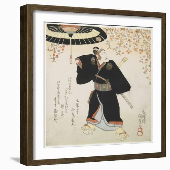 Actor Ichikawa Danjuro VII as Sukeroku, Early 19th-Mid 19th Century-Utagawa Kunisada-Framed Giclee Print