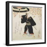 Actor Ichikawa Danjuro VII as Sukeroku, Early 19th-Mid 19th Century-Utagawa Kunisada-Framed Giclee Print