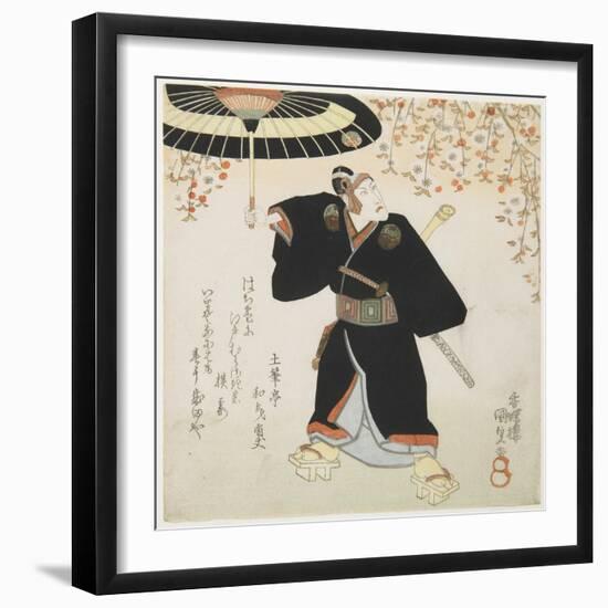 Actor Ichikawa Danjuro VII as Sukeroku, Early 19th-Mid 19th Century-Utagawa Kunisada-Framed Giclee Print