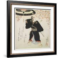 Actor Ichikawa Danjuro VII as Sukeroku, Early 19th-Mid 19th Century-Utagawa Kunisada-Framed Giclee Print