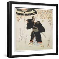 Actor Ichikawa Danjuro VII as Sukeroku, Early 19th-Mid 19th Century-Utagawa Kunisada-Framed Giclee Print