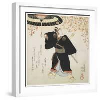 Actor Ichikawa Danjuro VII as Sukeroku, Early 19th-Mid 19th Century-Utagawa Kunisada-Framed Giclee Print