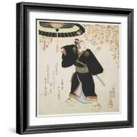 Actor Ichikawa Danjuro VII as Sukeroku, Early 19th-Mid 19th Century-Utagawa Kunisada-Framed Giclee Print