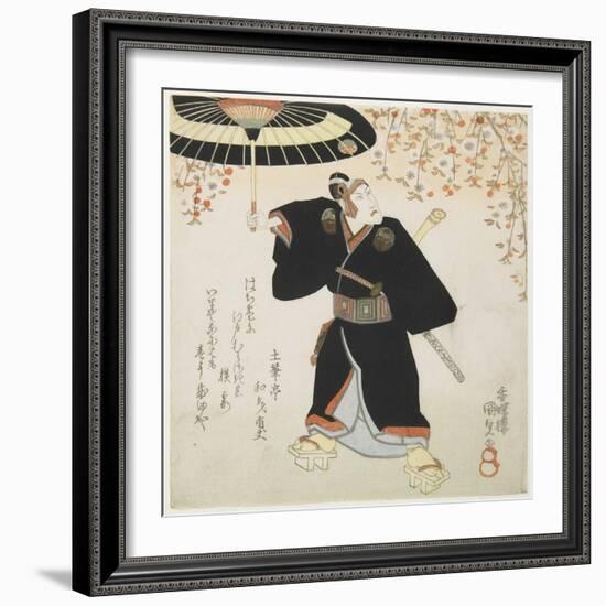 Actor Ichikawa Danjuro VII as Sukeroku, Early 19th-Mid 19th Century-Utagawa Kunisada-Framed Giclee Print