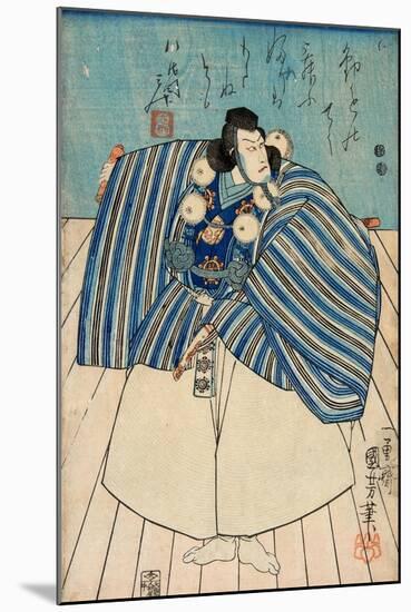 Actor Ichikawa Danjuro Viii-Kuniyoshi Utagawa-Mounted Giclee Print