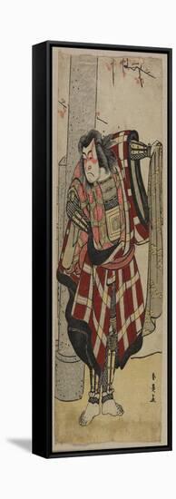 Actor Ichikawa Monnosuke, C. 1780-Katsukawa Shun'ei-Framed Stretched Canvas
