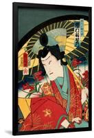 Actor Ichimura Uzaemon-Kunichika toyohara-Framed Giclee Print