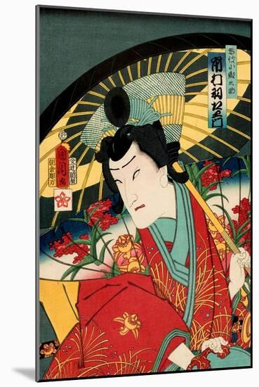 Actor Ichimura Uzaemon-Kunichika toyohara-Mounted Giclee Print